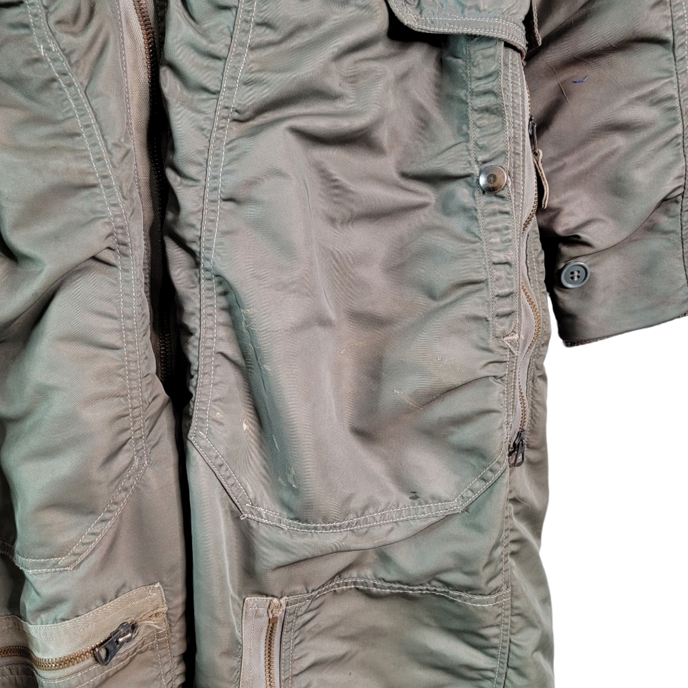 United States Airforce USAF Vintage Miltary Flying Flight Suit coverall Size M - Picture 6 of 16